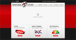 Desktop Screenshot of performxstore.com