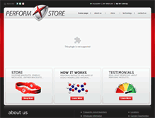 Tablet Screenshot of performxstore.com